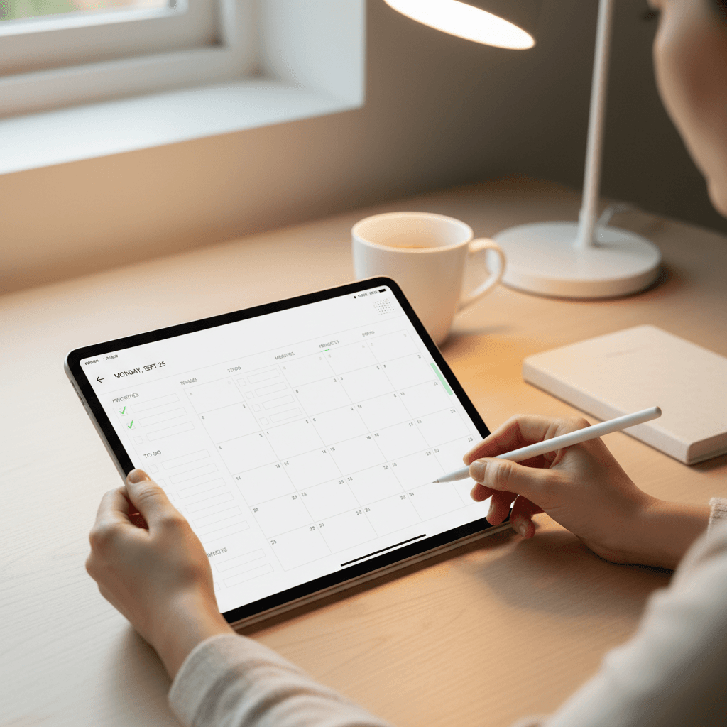 Planning consistent daily action